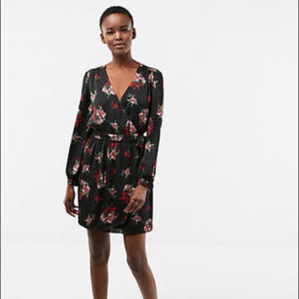 Floral Wrap Dress